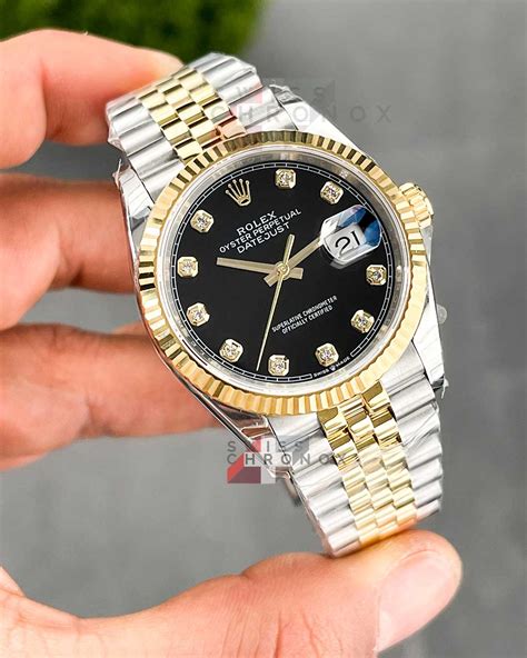 rolex datejust 36 two tone for sale|Rolex 36mm Datejust with diamonds.